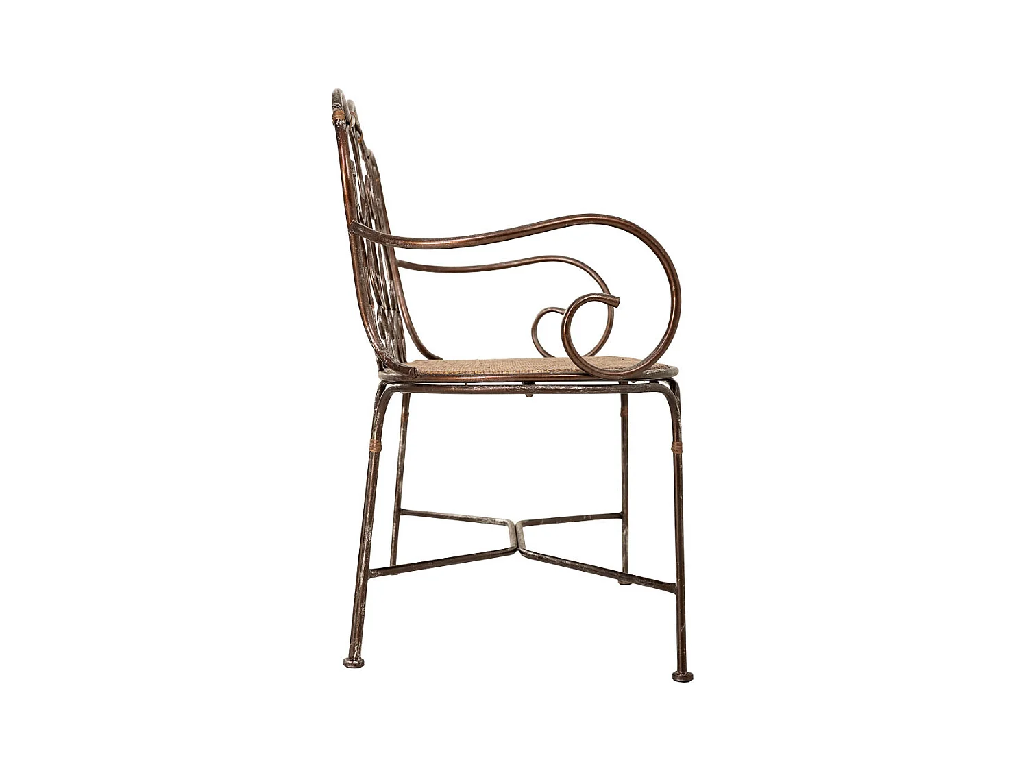 Banco de metal 146.69x55.25x45.09/89.54h cm