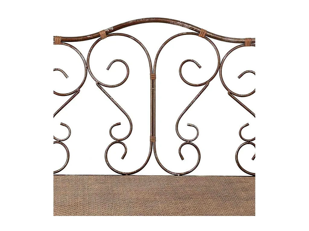 Banco de metal 146.69x55.25x45.09/89.54h cm