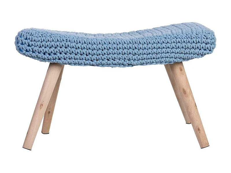 Houten en gestoffeerde grijze bank met unieke stijl en comfort