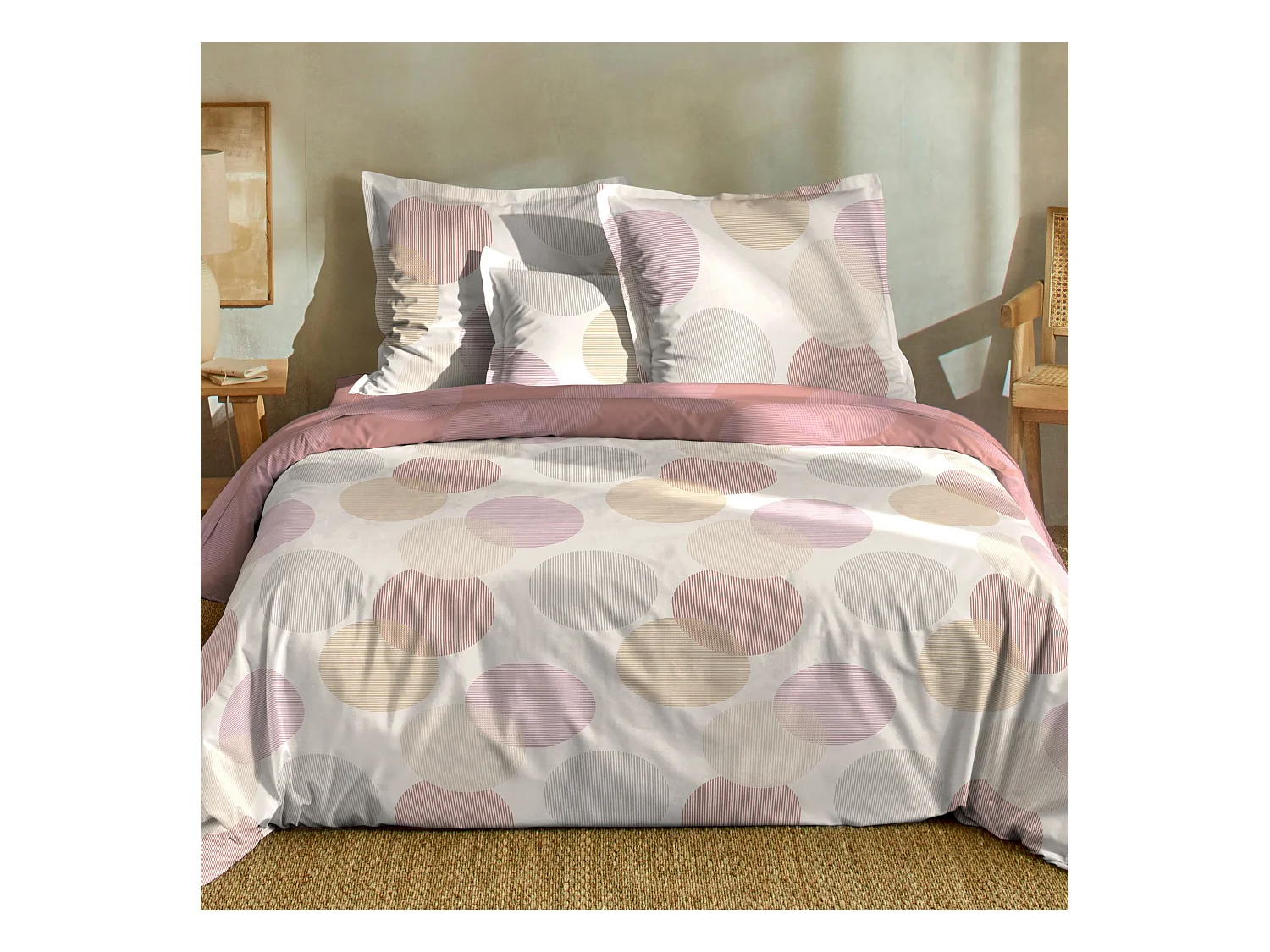 Parure de lit Leamay 240x220 cm