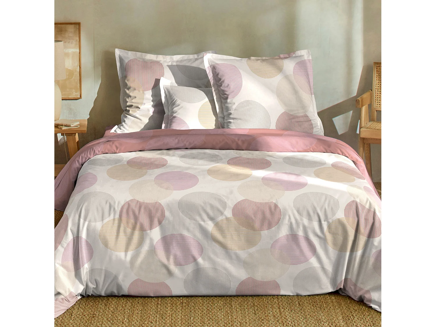 Parure de lit Leamay 260x240 cm