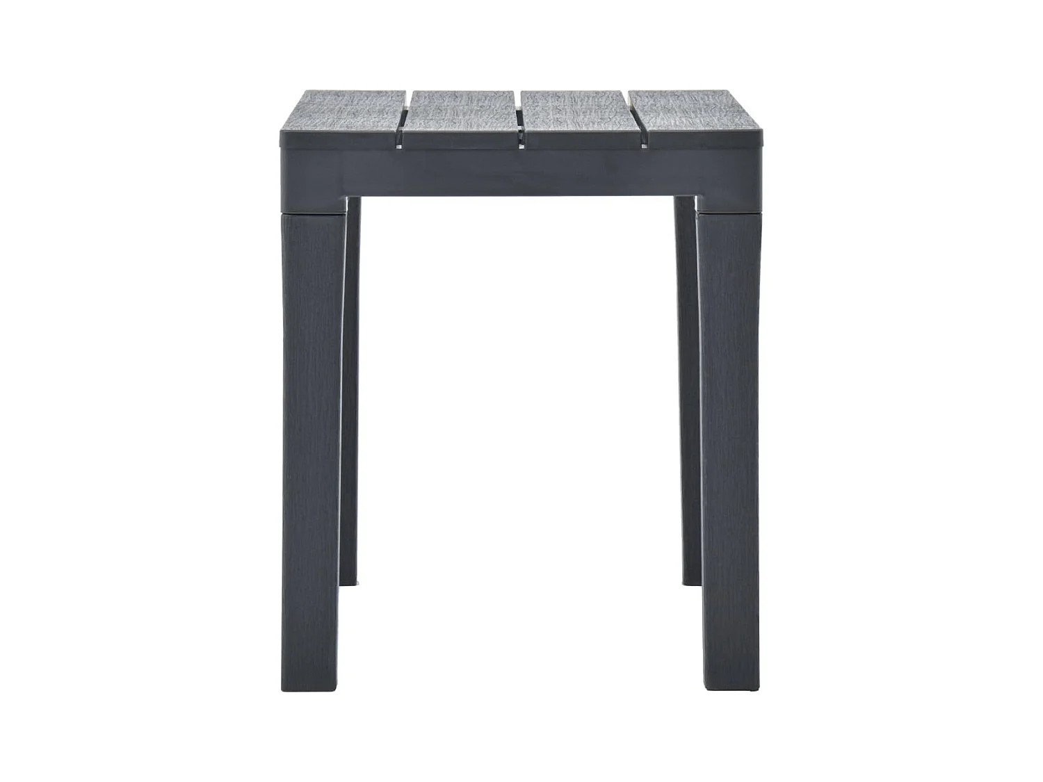 Bancs de jardin 2 pièces Anthracite Plastique