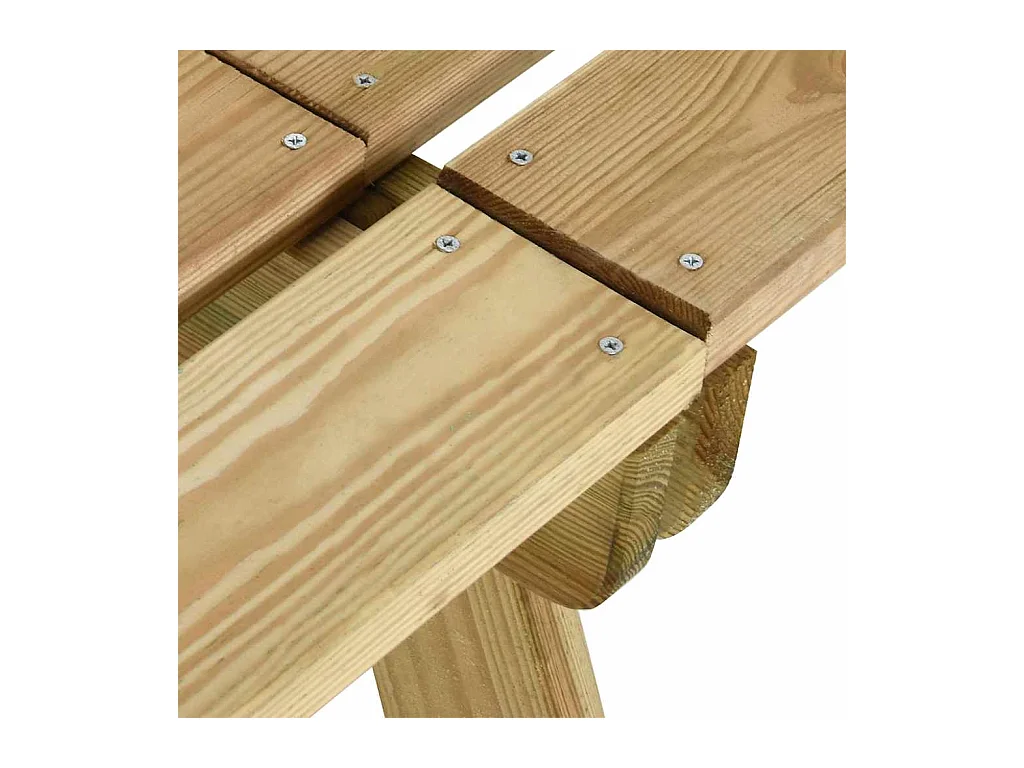 Banc de jardin 160 cm Bois de pin imprégné