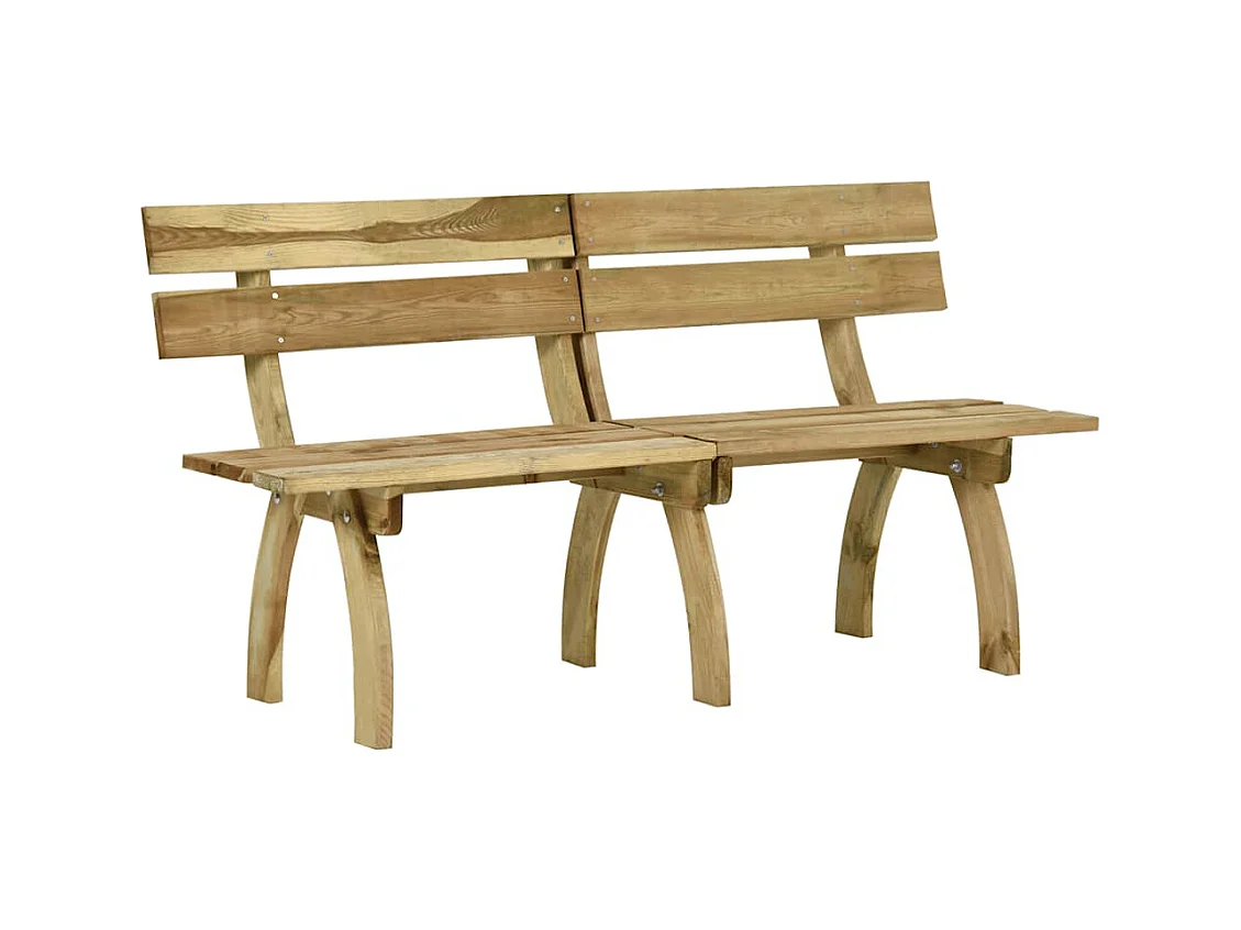 Banc de jardin 160 cm Bois de pin imprégné