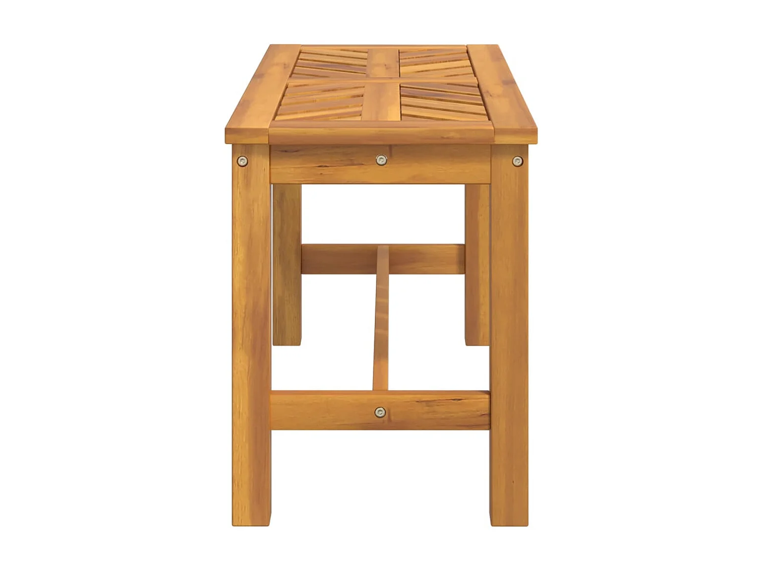 Banc de jardin 80 cm bois massif d'acacia