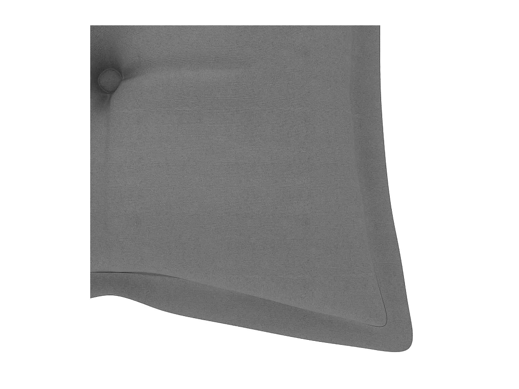 Banc de jardin pliable avec coussin 118 cm Bambou