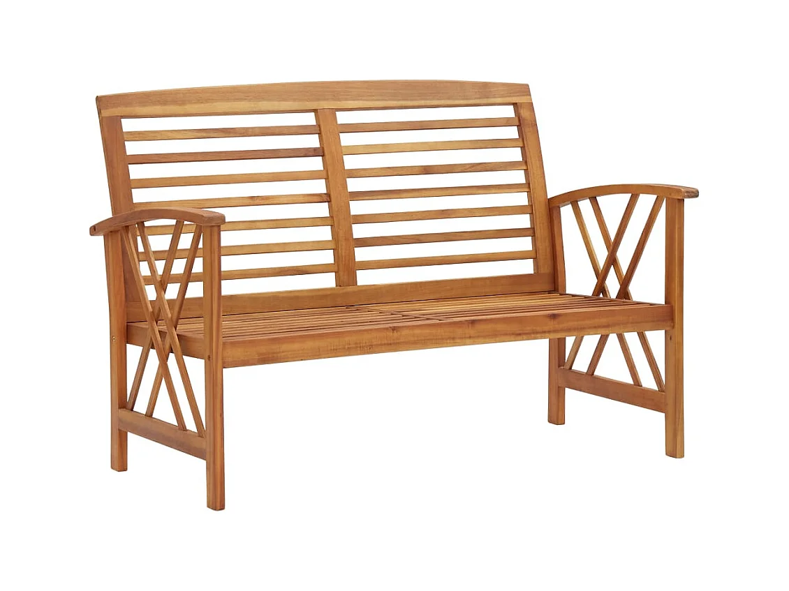 Banc de jardin 119 cm Bois d'acacia solide