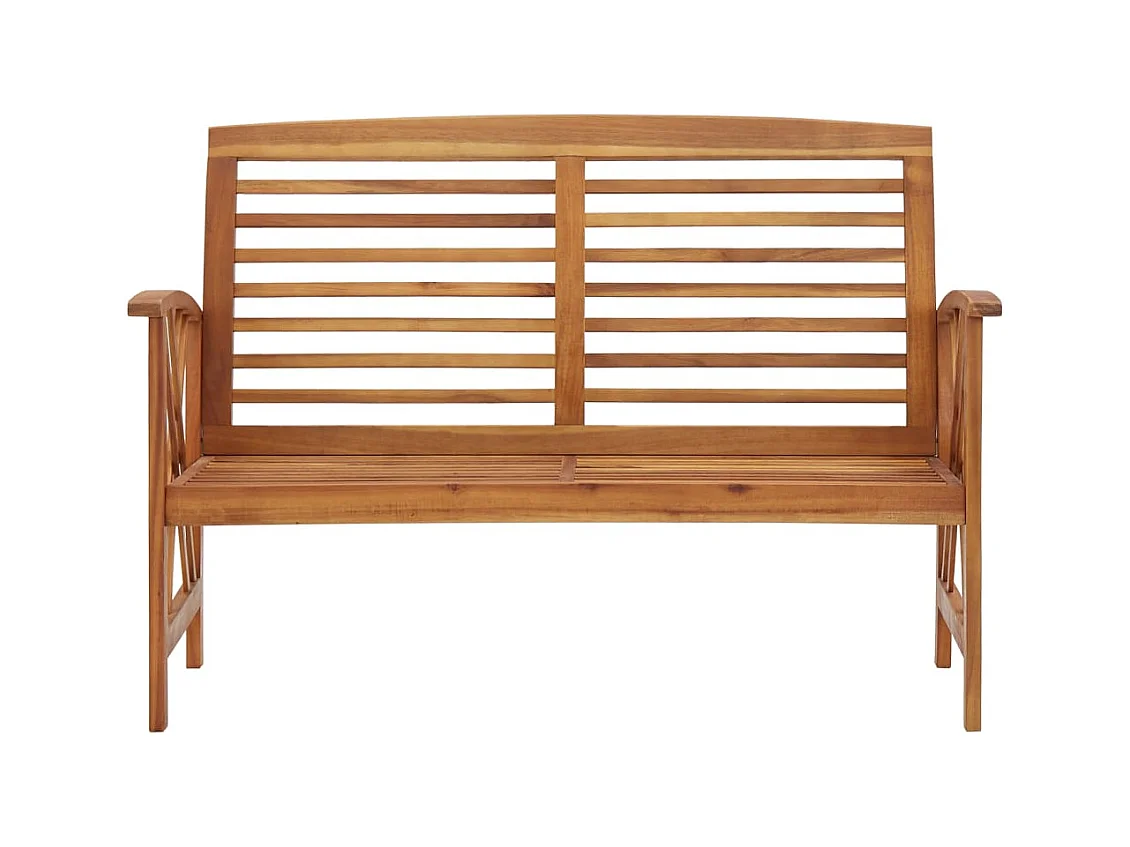 Banc de jardin 119 cm Bois d'acacia solide