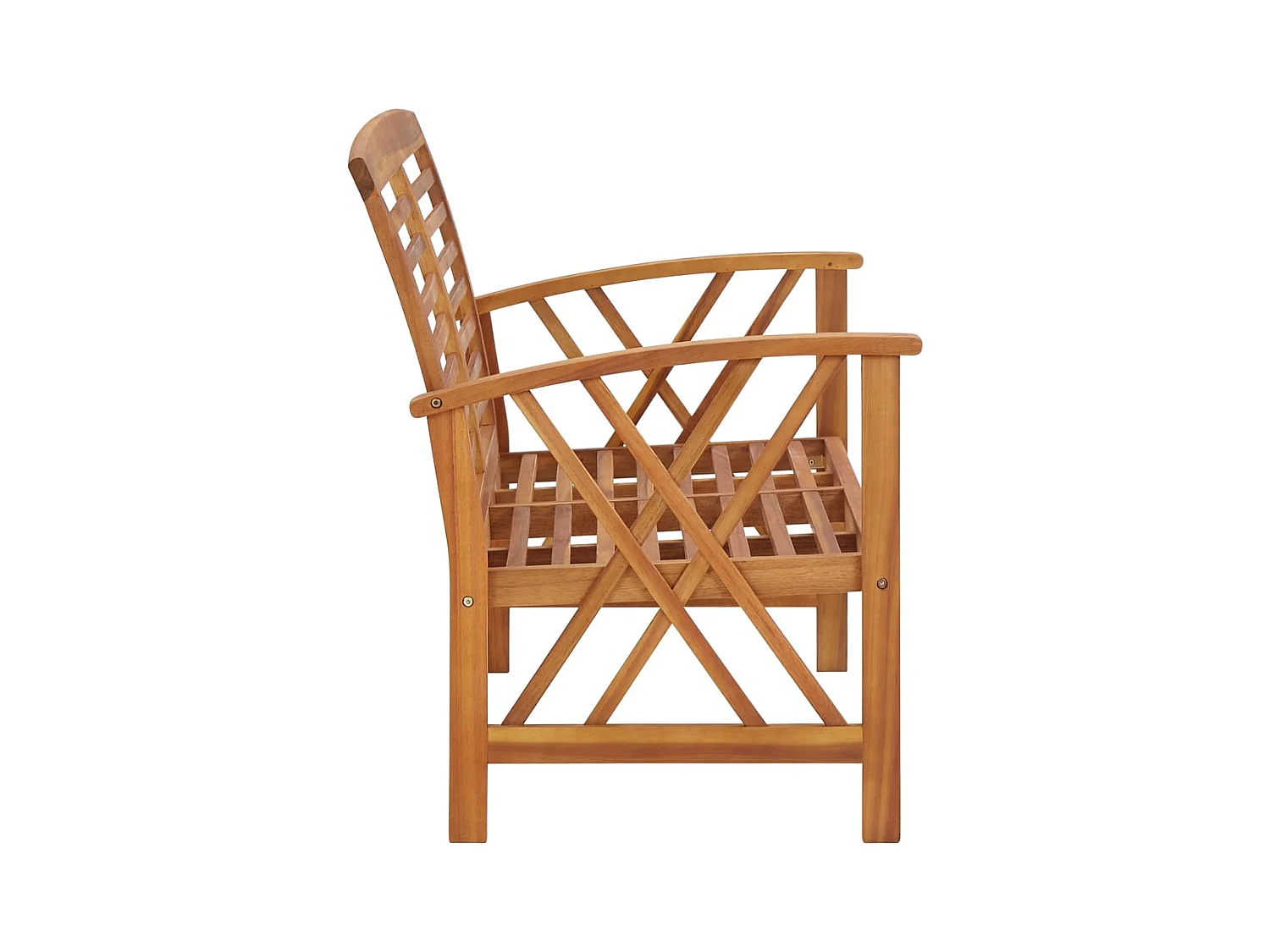 Banc de jardin 119 cm Bois d'acacia solide