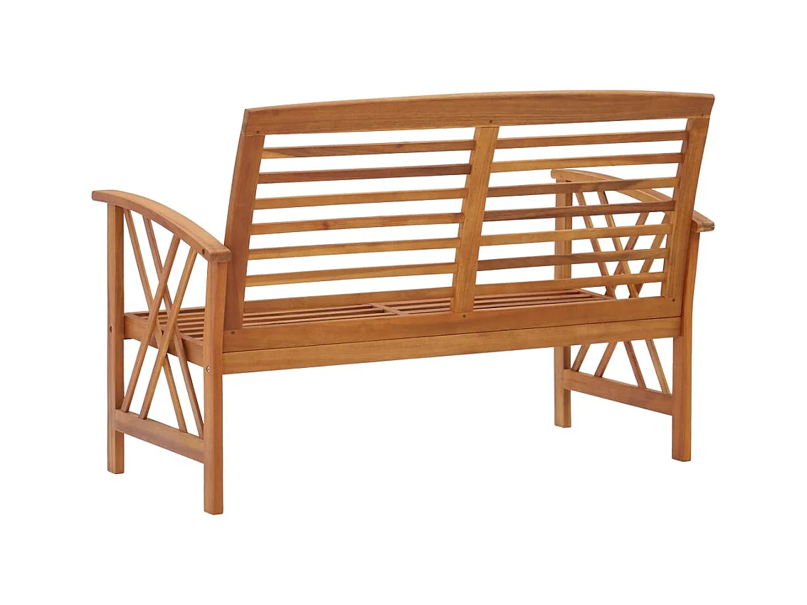 Banc de jardin 119 cm Bois d'acacia solide