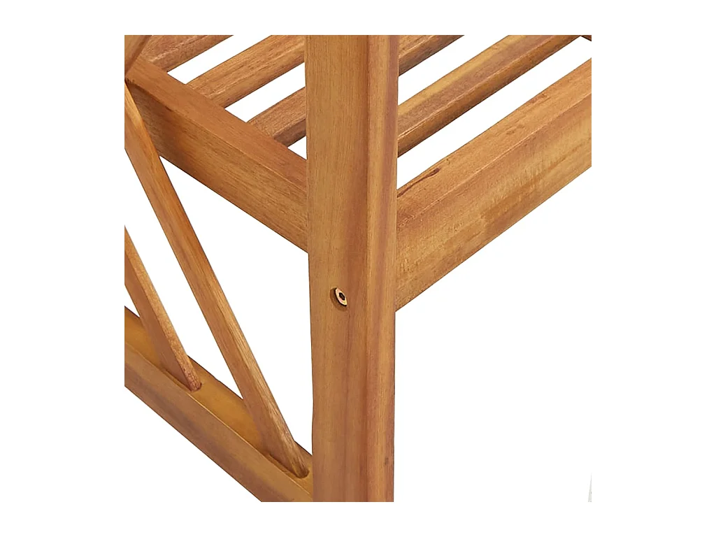 Banc de jardin 119 cm Bois d'acacia solide