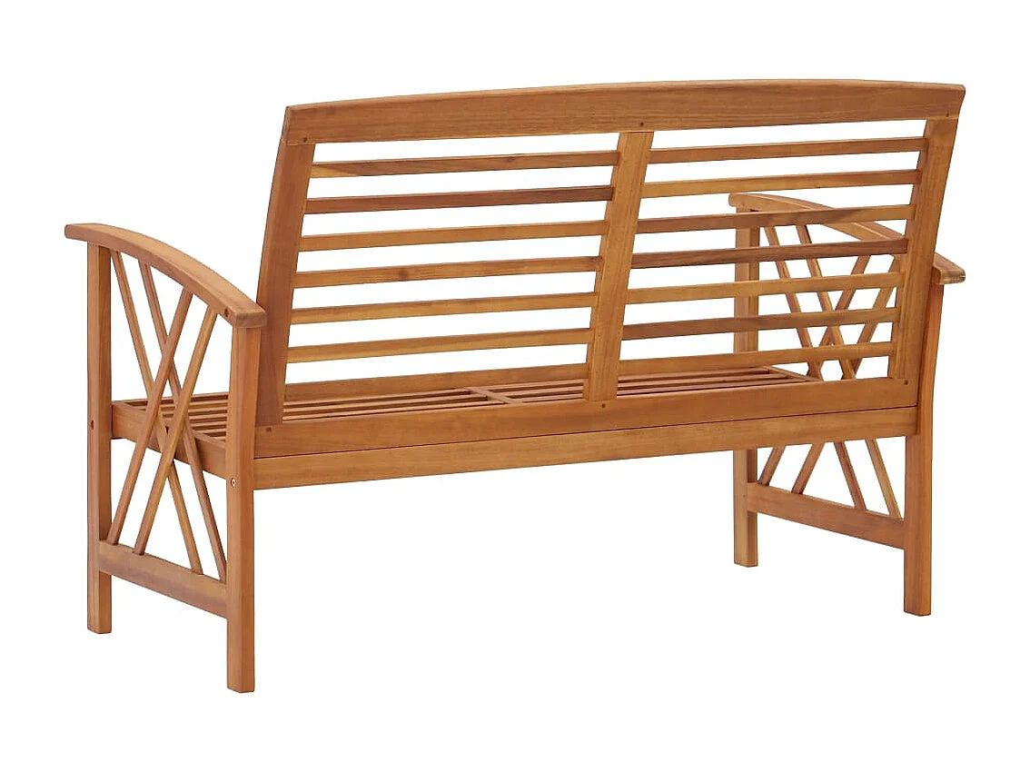 Banc de jardin 119 cm Bois d'acacia solide