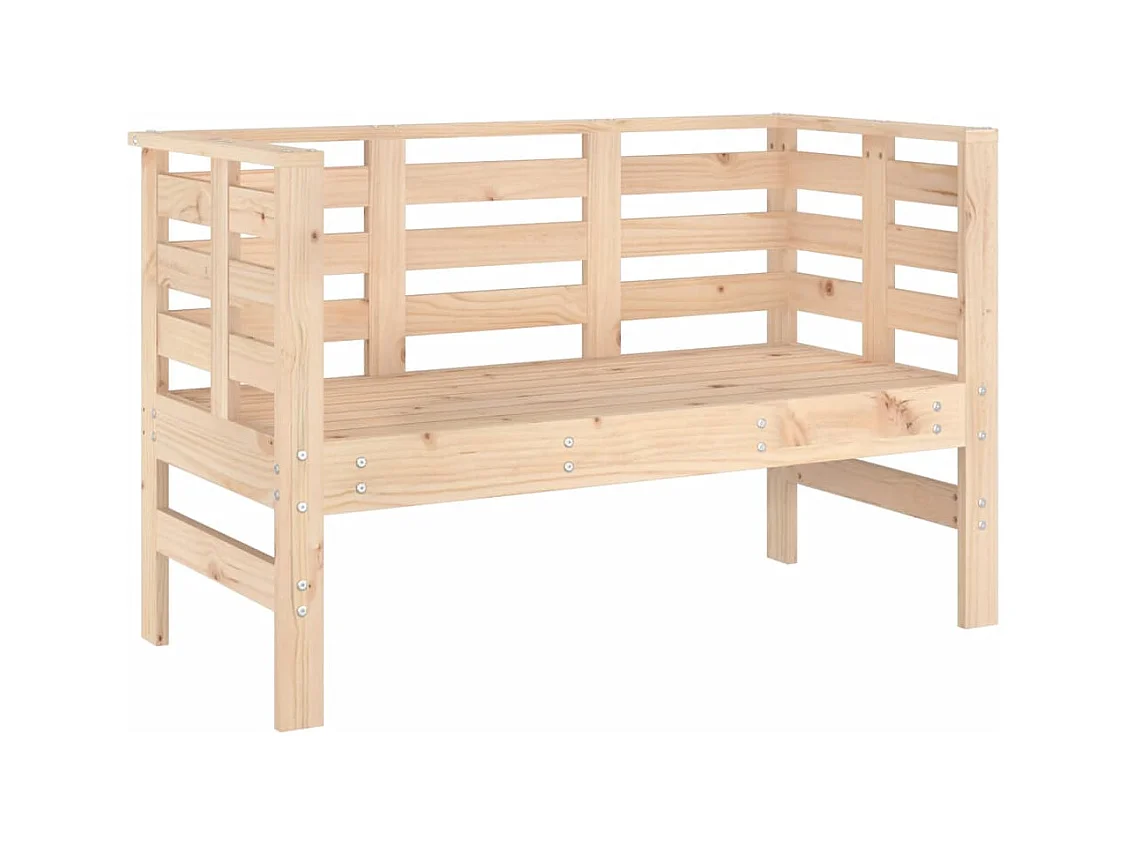 Banc de jardin 111,5x53x71 cm bois massif de pin