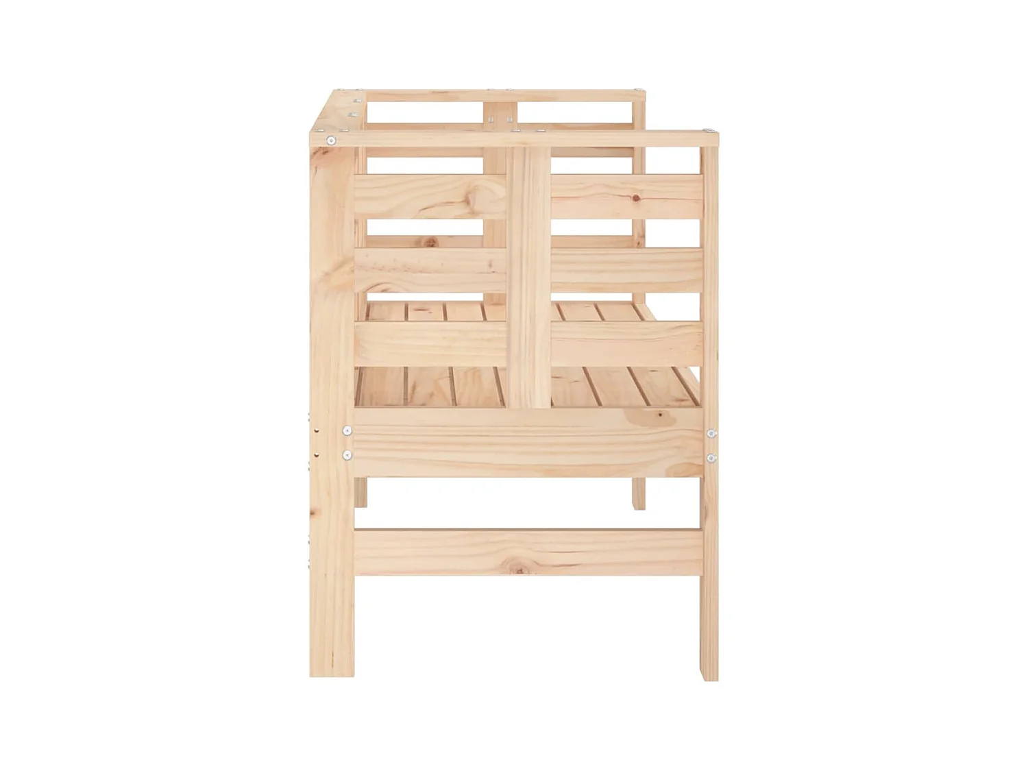 Banc de jardin 111,5x53x71 cm bois massif de pin