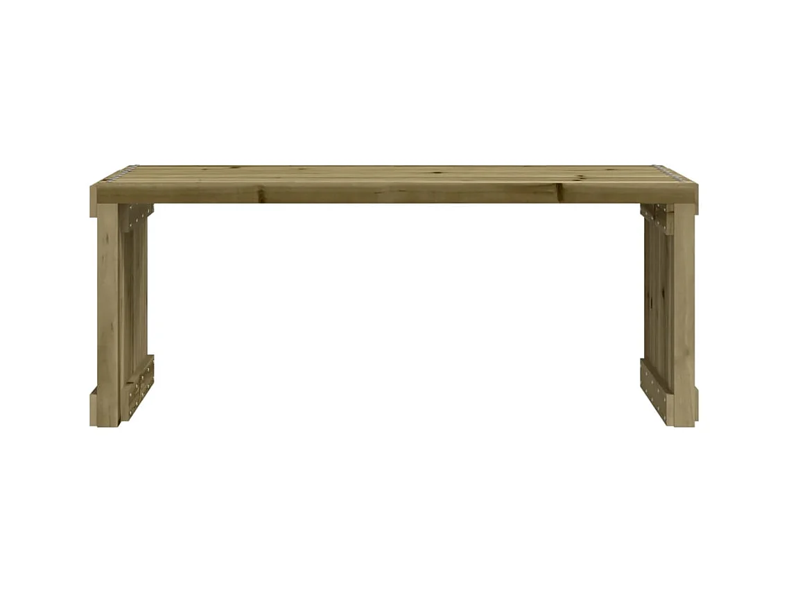 Banc de jardin extensible 212,5x40,5x45 cm bois de pin imprégné