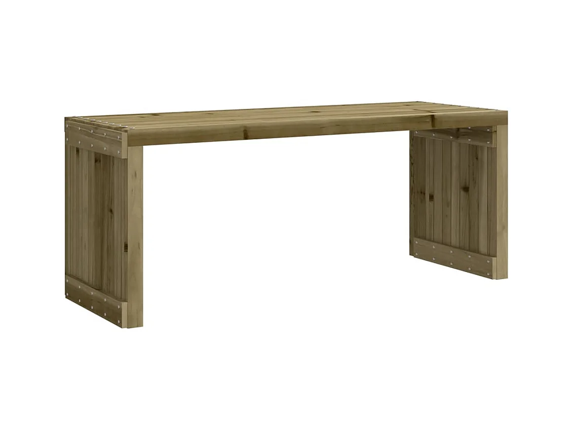 Banc de jardin extensible 212,5x40,5x45 cm bois de pin imprégné