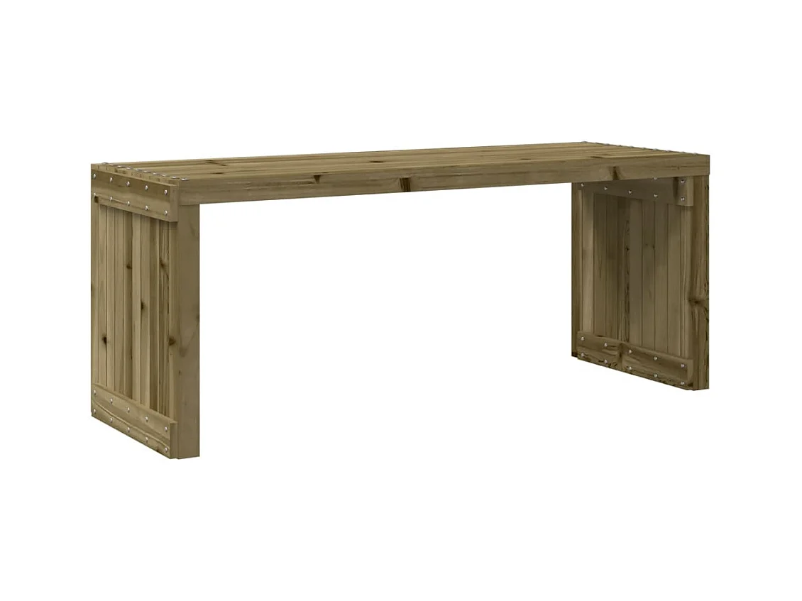 Banc de jardin extensible 212,5x40,5x45 cm bois de pin imprégné
