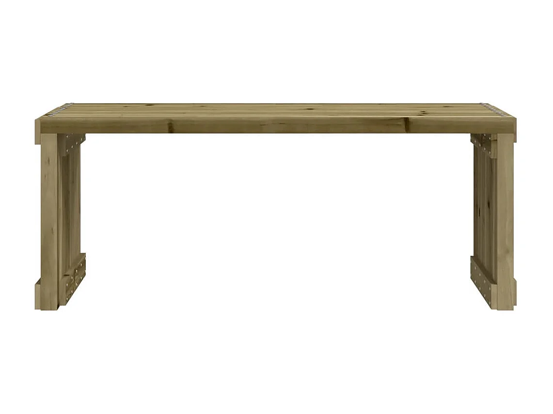 Banc de jardin extensible 212,5x40,5x45 cm bois de pin imprégné