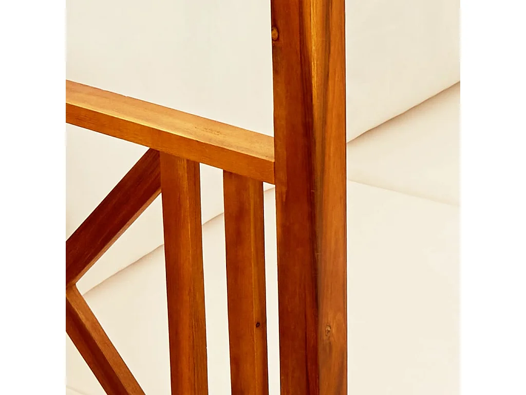 Banc de jardin avec auvent Bois d'acacia solide