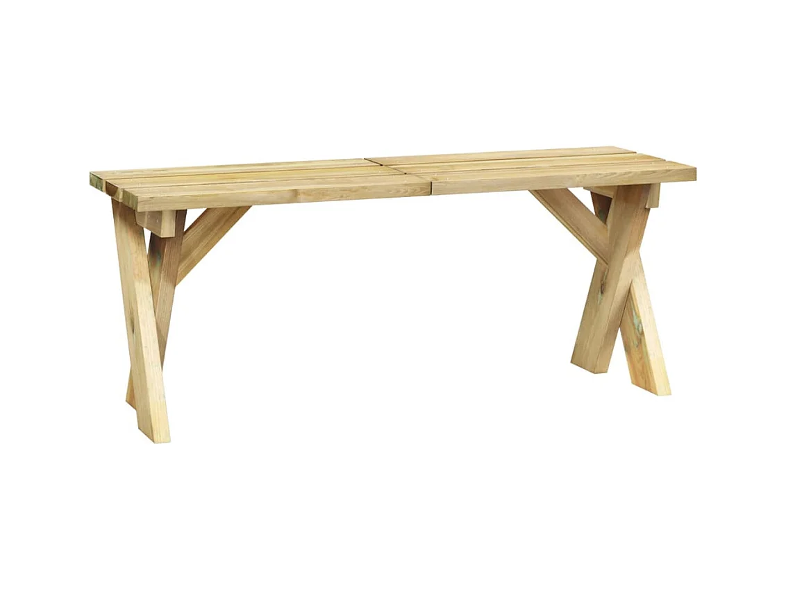 Banc de jardin 110 cm Bois de pin imprégné