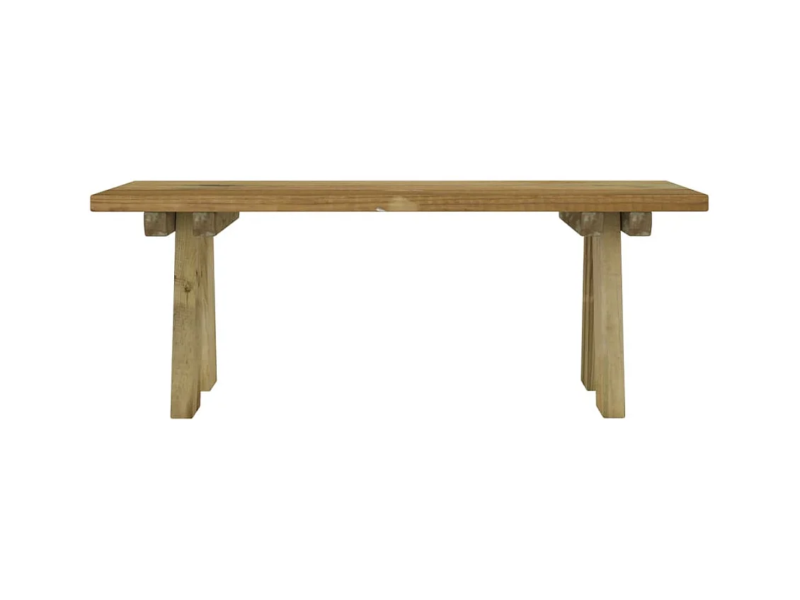 Banc de jardin 110 cm Bois de pin massif imprégné
