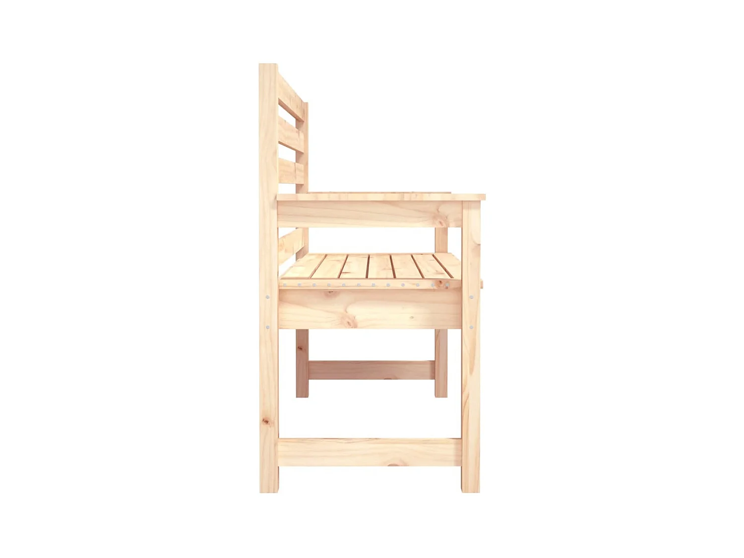 Banc de jardin 109x48x91,5 cm bois massif de pin