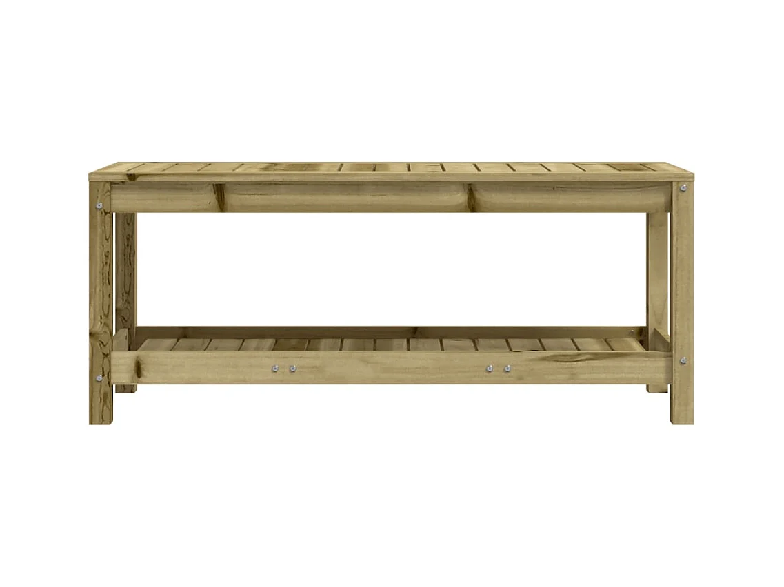 Banc de jardin 108x35x45 cm bois de pin imprégné
