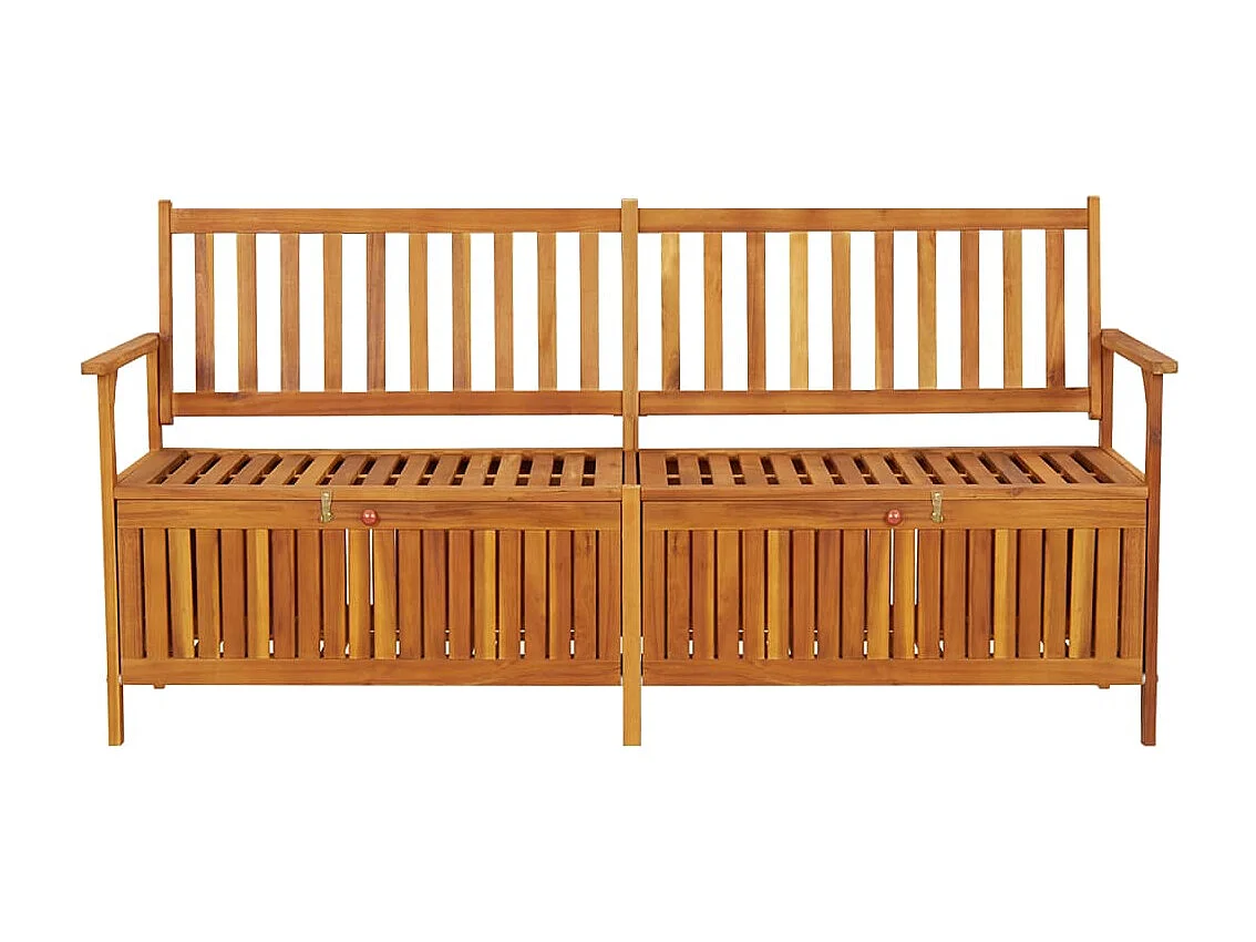 Banc de rangement 170 cm Bois d'acacia solide