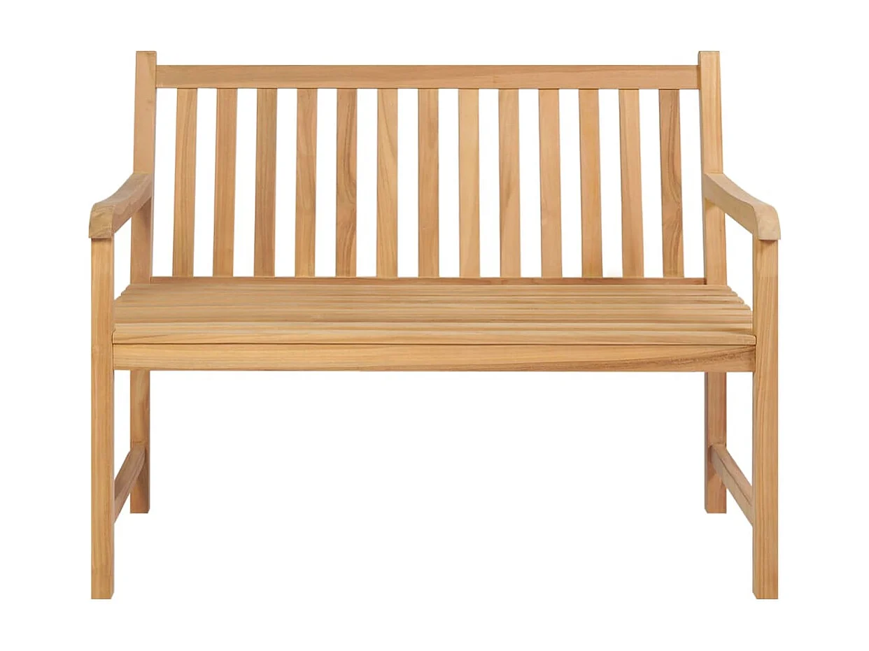 Banc de jardin 114 cm Bois de teck solide