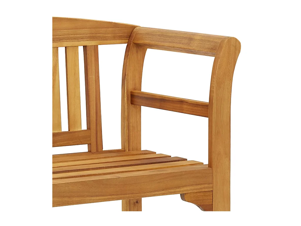 Banc de jardin 114 cm Bois d'acacia solide