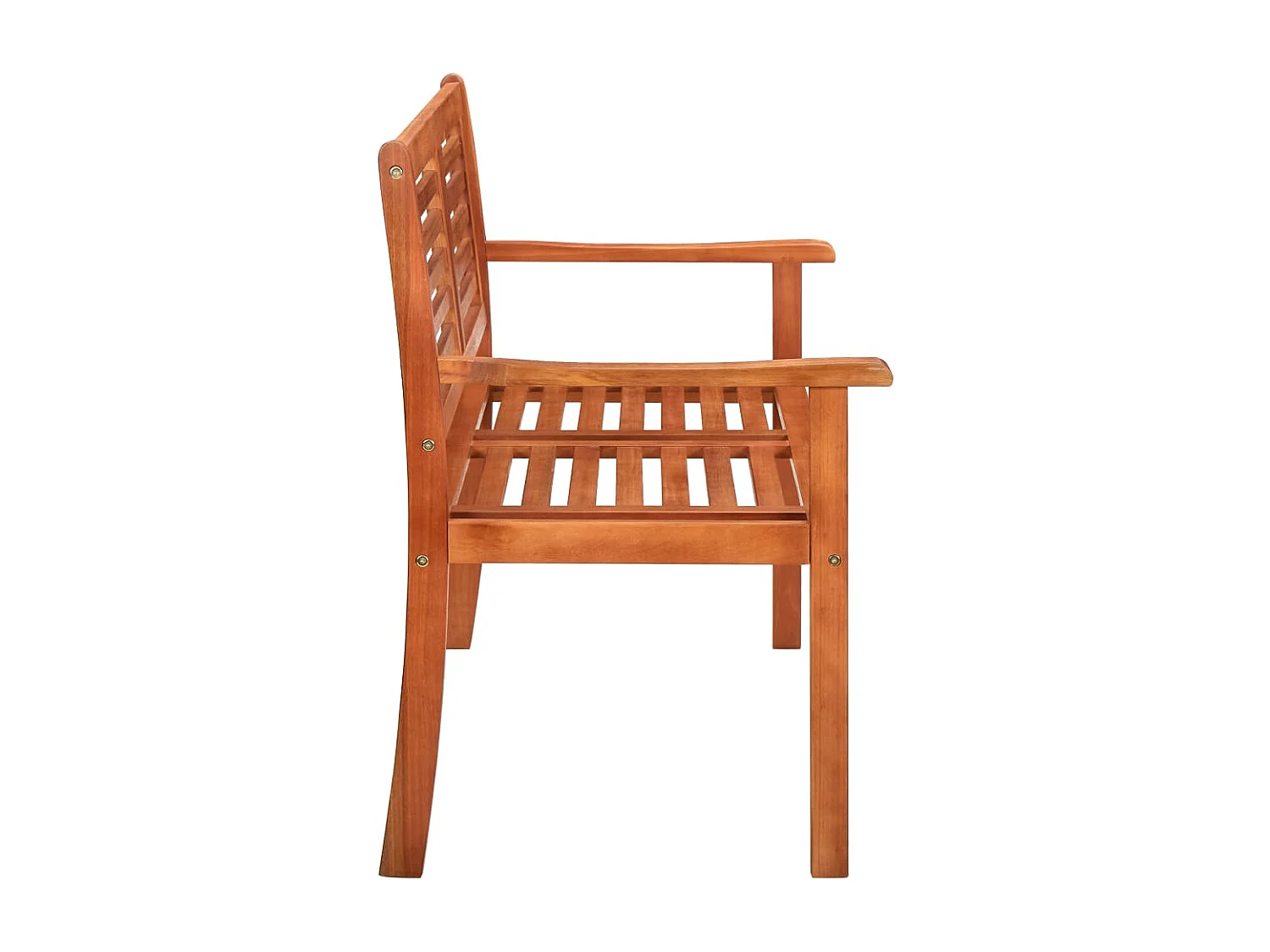 Banc de jardin 2 places 120 cm Bois d'eucalyptus solide