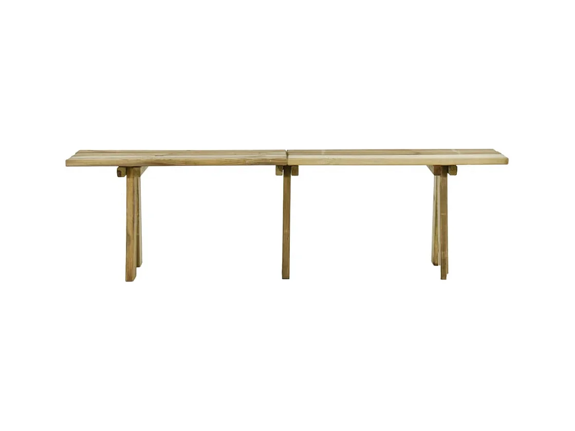 Banc de jardin 160 cm Bois de pin massif imprégné