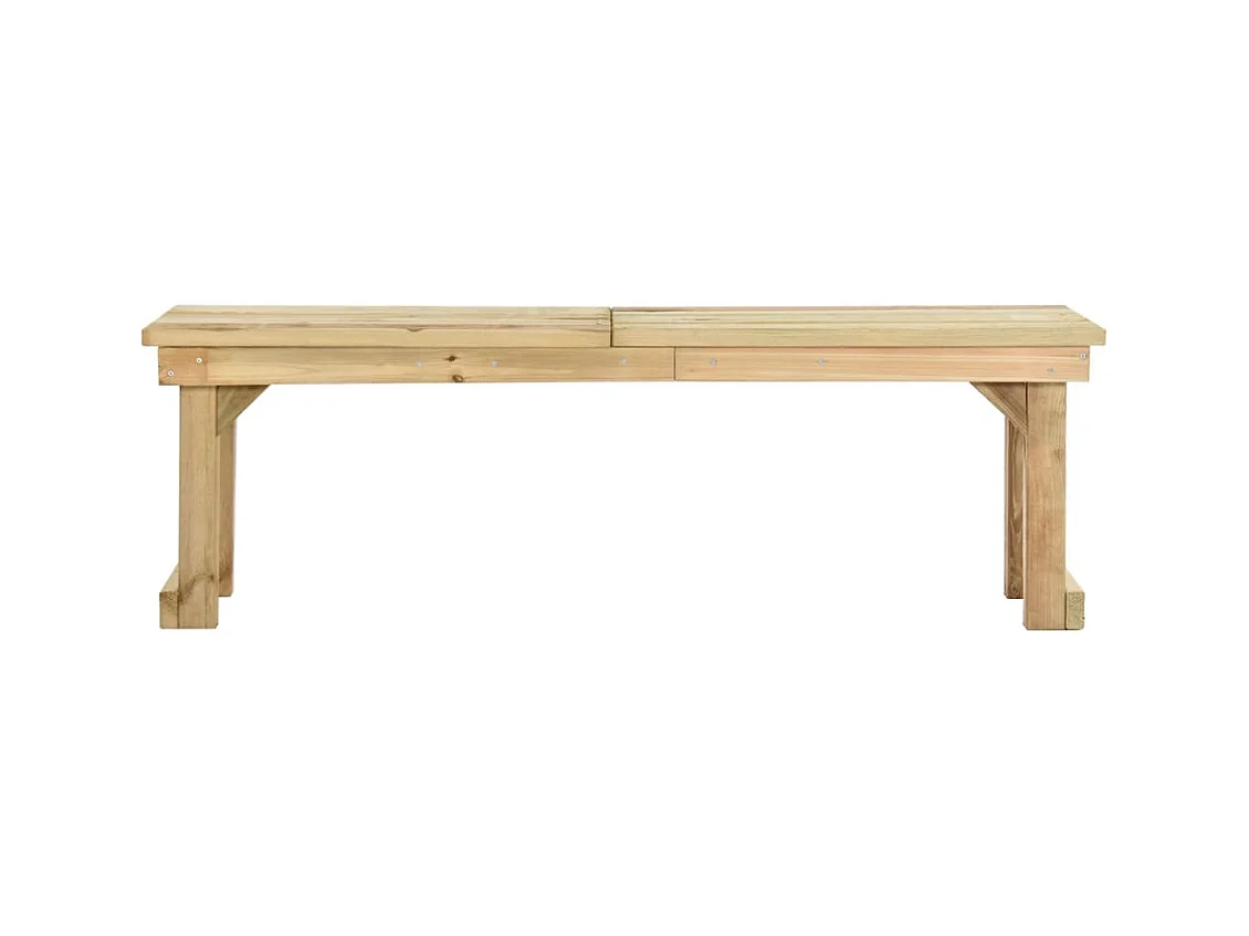 Tuinbank 140 cm geïmpregneerd grenenhout