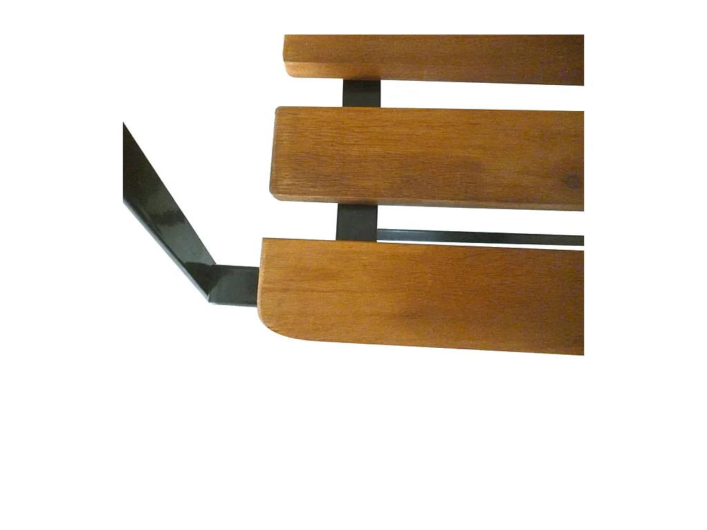 Banc pliable de jardin 112 cm Bois d'acacia solide