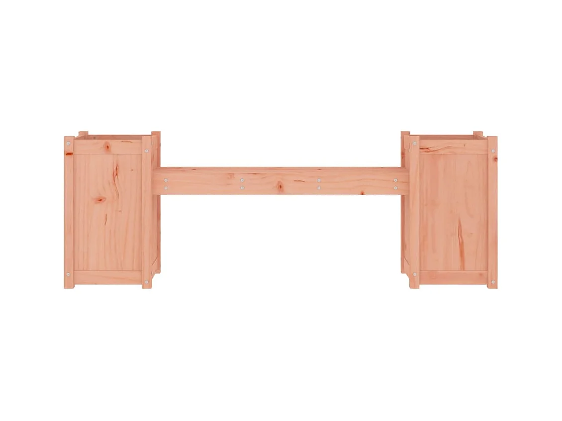 Banc avec jardinières 180x36x63 cm bois massif de douglas