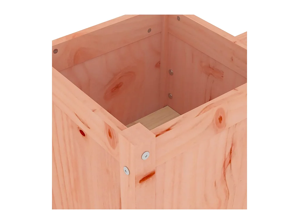 Banc avec jardinières 180x36x63 cm bois massif de douglas