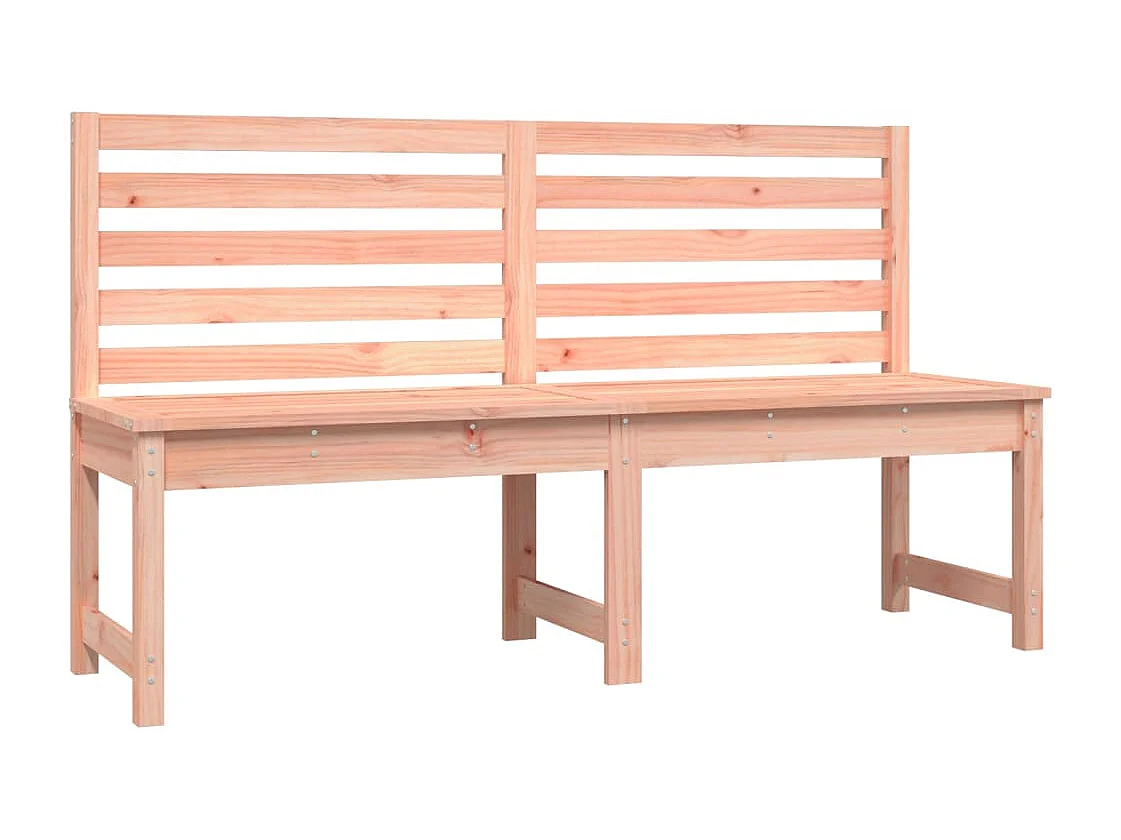 Banco de jardín madera maciza abeto de Douglas 157,5 cm
