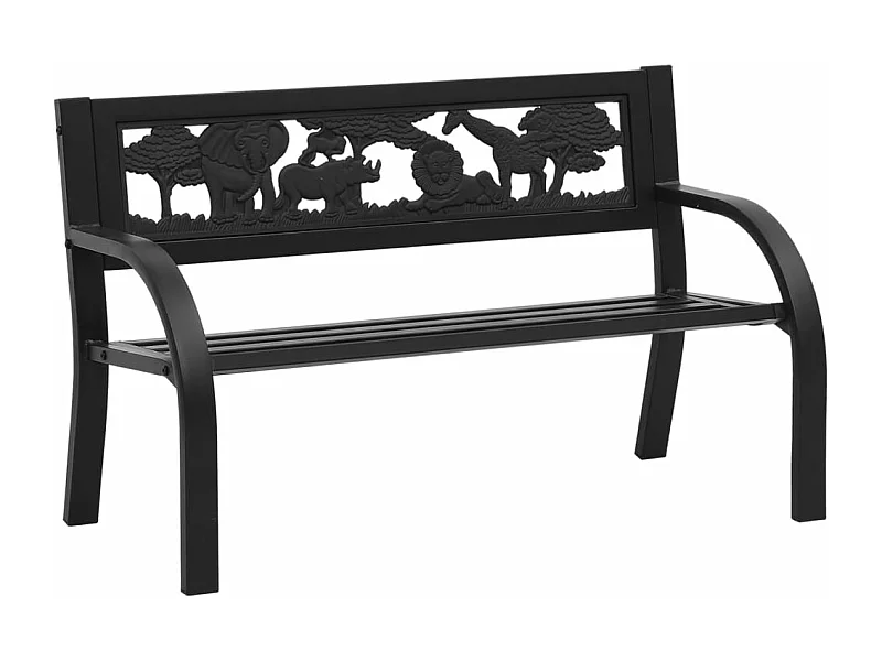 Banc de jardin pour enfants 86 cm Acier