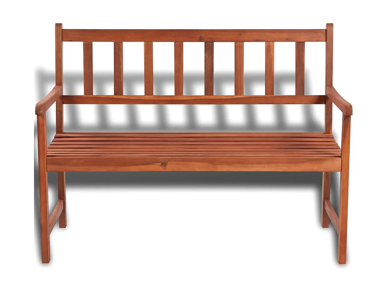 Banc de jardin 120 cm Bois solide d'acacia