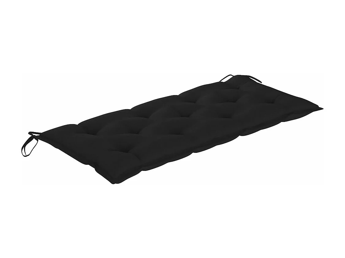 Tuinbank met kussen 120 cm bamboe