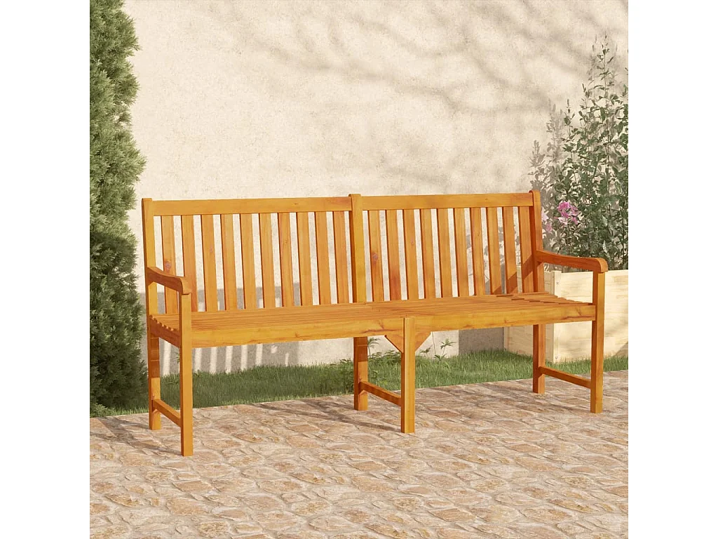 Banc de jardin 180 cm Bois solide d'acacia