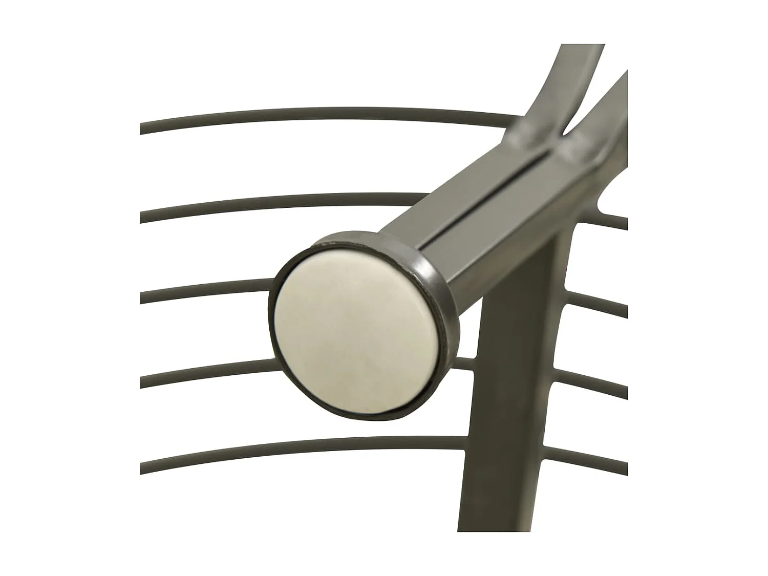 Banc d'arbre de jardin Demi-rond 160 cm Acier