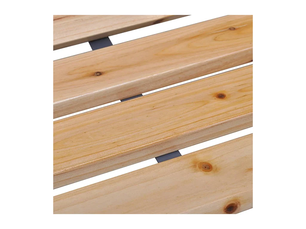 Banco de jardim 112 cm madeira de abeto maciça