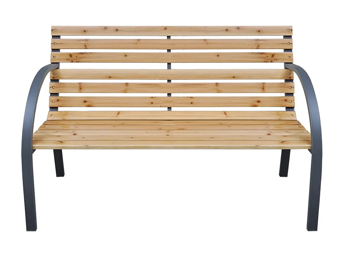 Banc de jardin 112 cm Bois de sapin massif
