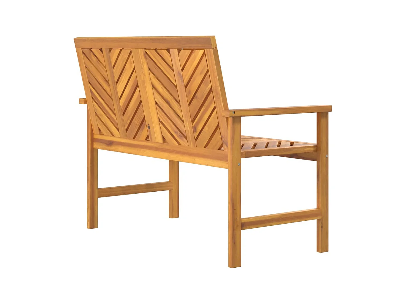 Banc de jardin 109 cm bois massif d'acacia