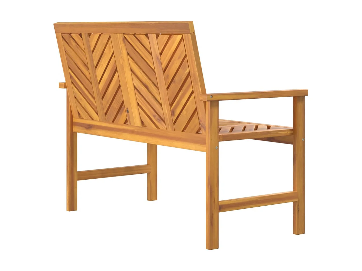 Banc de jardin 109 cm bois massif d'acacia