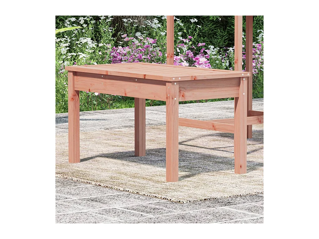 Banco de jardim 80x44x45 cm madeira de douglas maciça