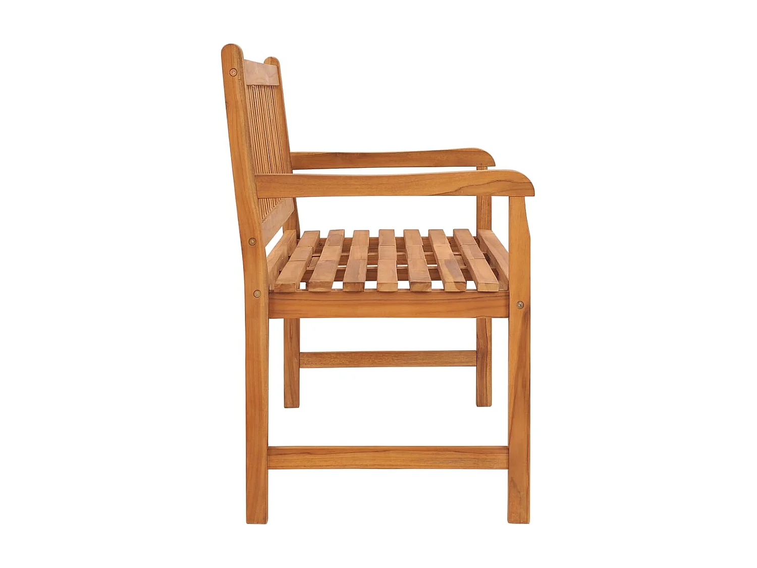 Banc de jardin 3 places avec table 150 cm Teck solide