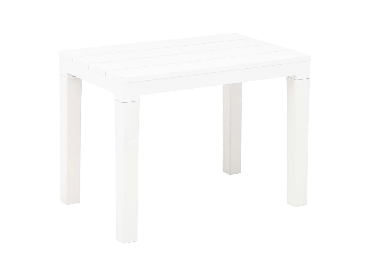 Bancos de jardim 2 peças plástico branco