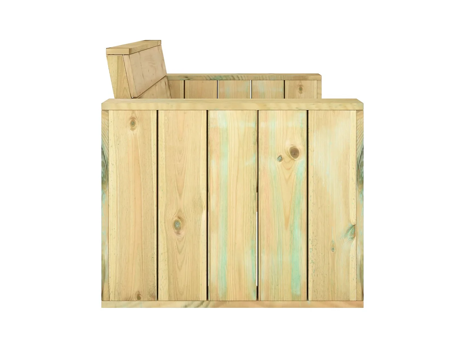 Banc de jardin 139 cm Bois de pin imprégné